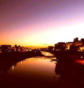 夕暮れ鴨川➀A