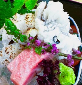 由兵衛さん　お造り3種盛④i